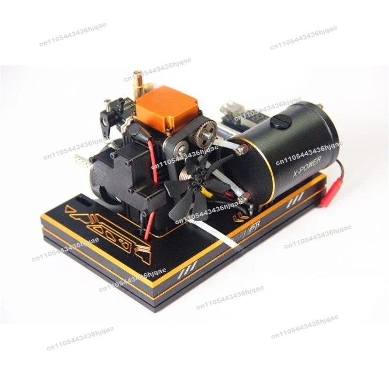 Miniature Four-stroke 12v  Methanol DC Generator with USB Mobile Phone Charger Digital Display