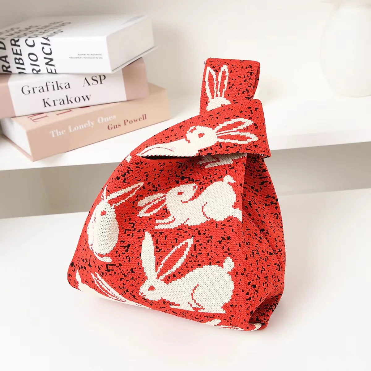 Handbag Gift Knitted Bag Handbag Gift Bag Packaging Bags Handbag Large Capacity Baking Gift Bags