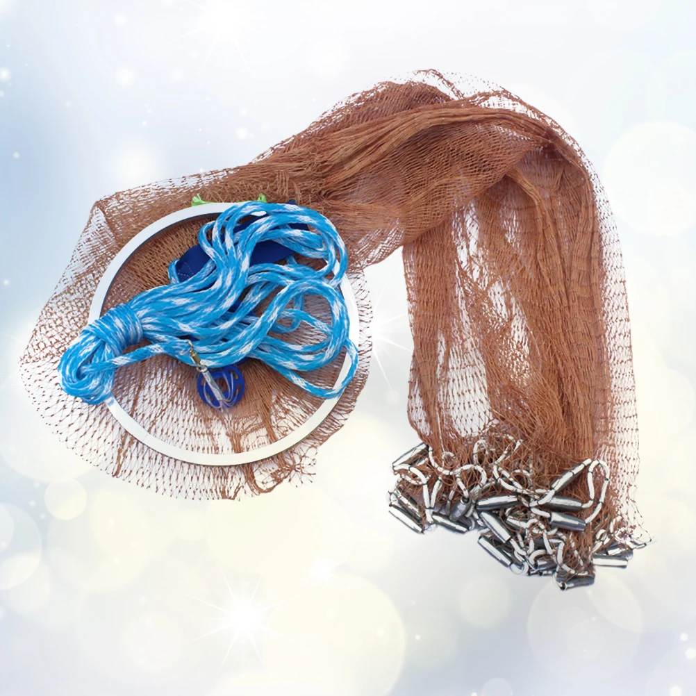 3.6 متر يده رمي الصيد صافي طوي شبكة فخ ل الروبيان كراب جراد البحر جراد البحر أسماك الطعم الصيد المياه المالحة المياه العذبة #5