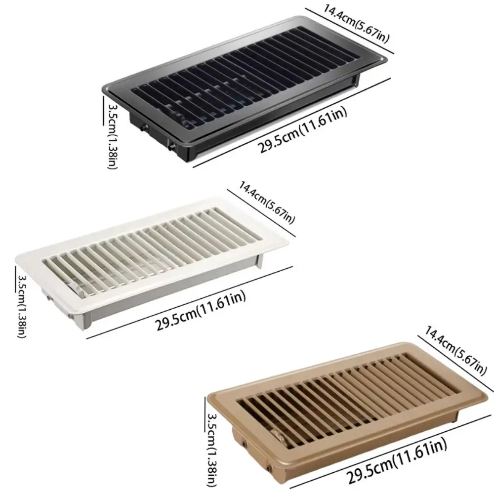 Carbon Steel Floor Register High Efficiency Rustproof Metal Floor Vent Covers Adjustable Easy to Install Floor Vent Covers - view 6