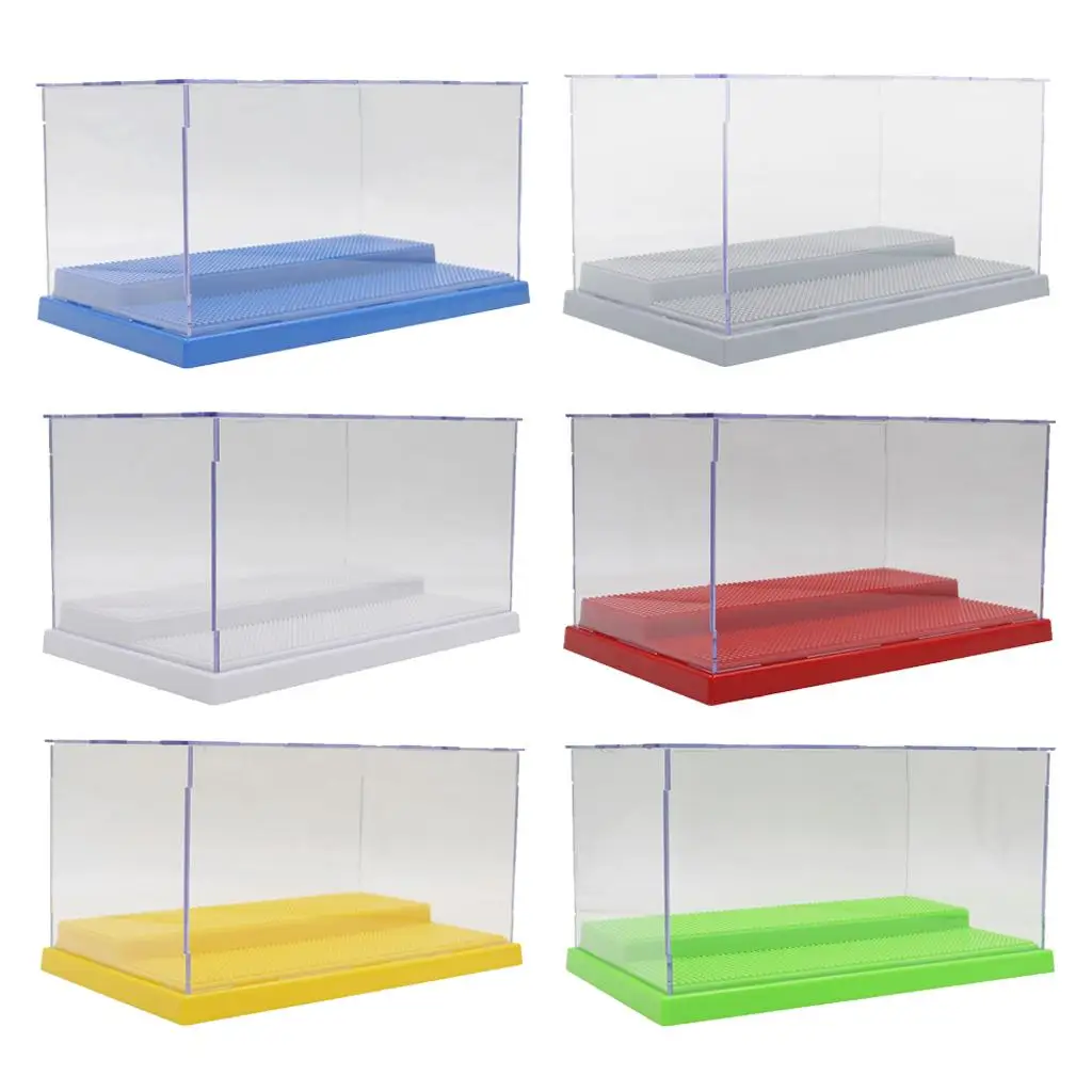 Display Case Assemble Box Dustproof for Building Blocks Cars