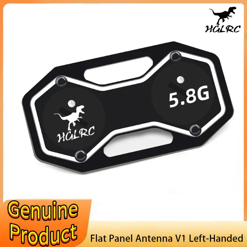 HGLRC V1 2-in-1 5.8G LHCP Patch Directional Antenna Compatible for Dragonview FPV Goggle Long Range Receiver Antenna