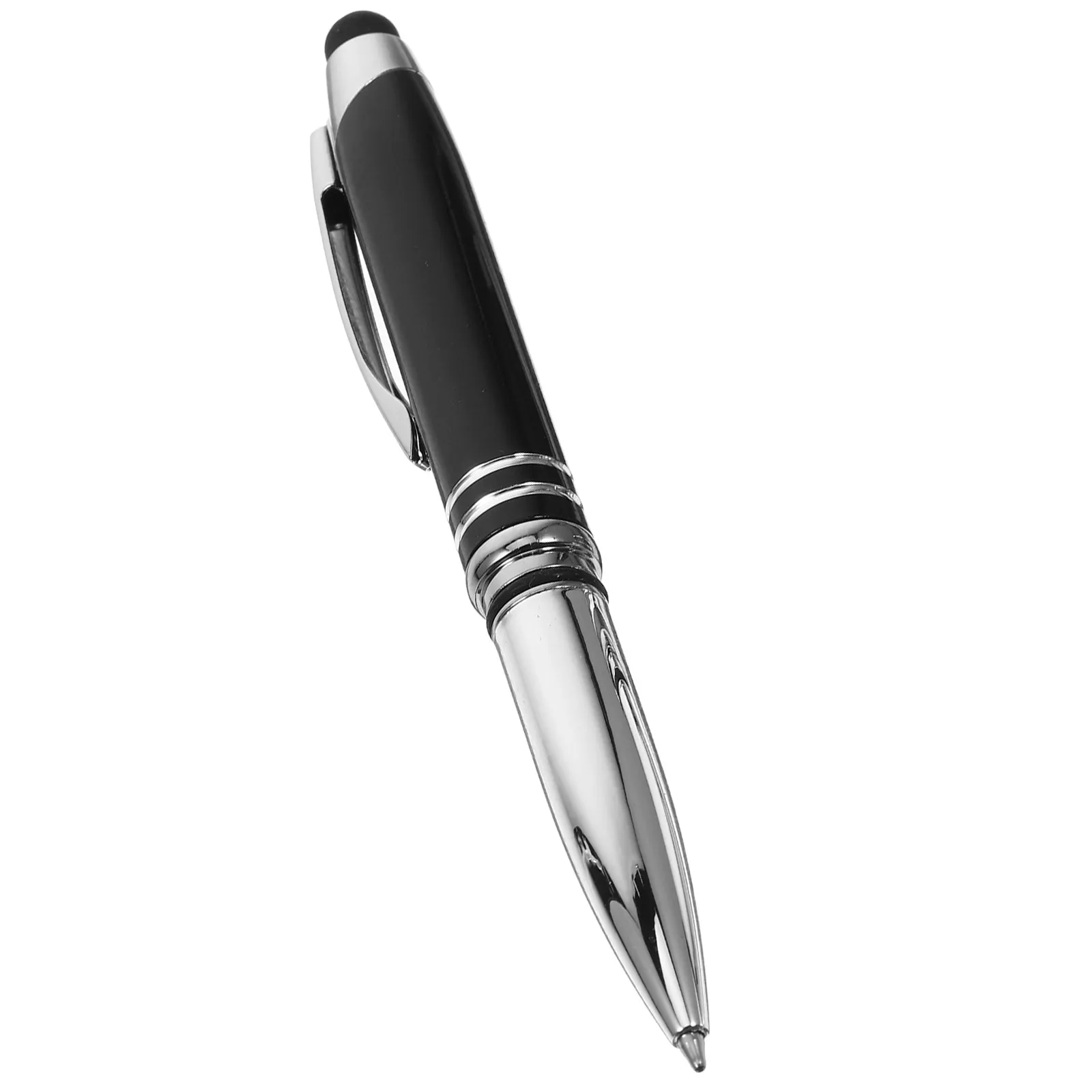 LED Light Ballpoint Stylus 3 in 1 Capacitive Pen Smooth Writing Office Portable Metal Ballpen with LED Light