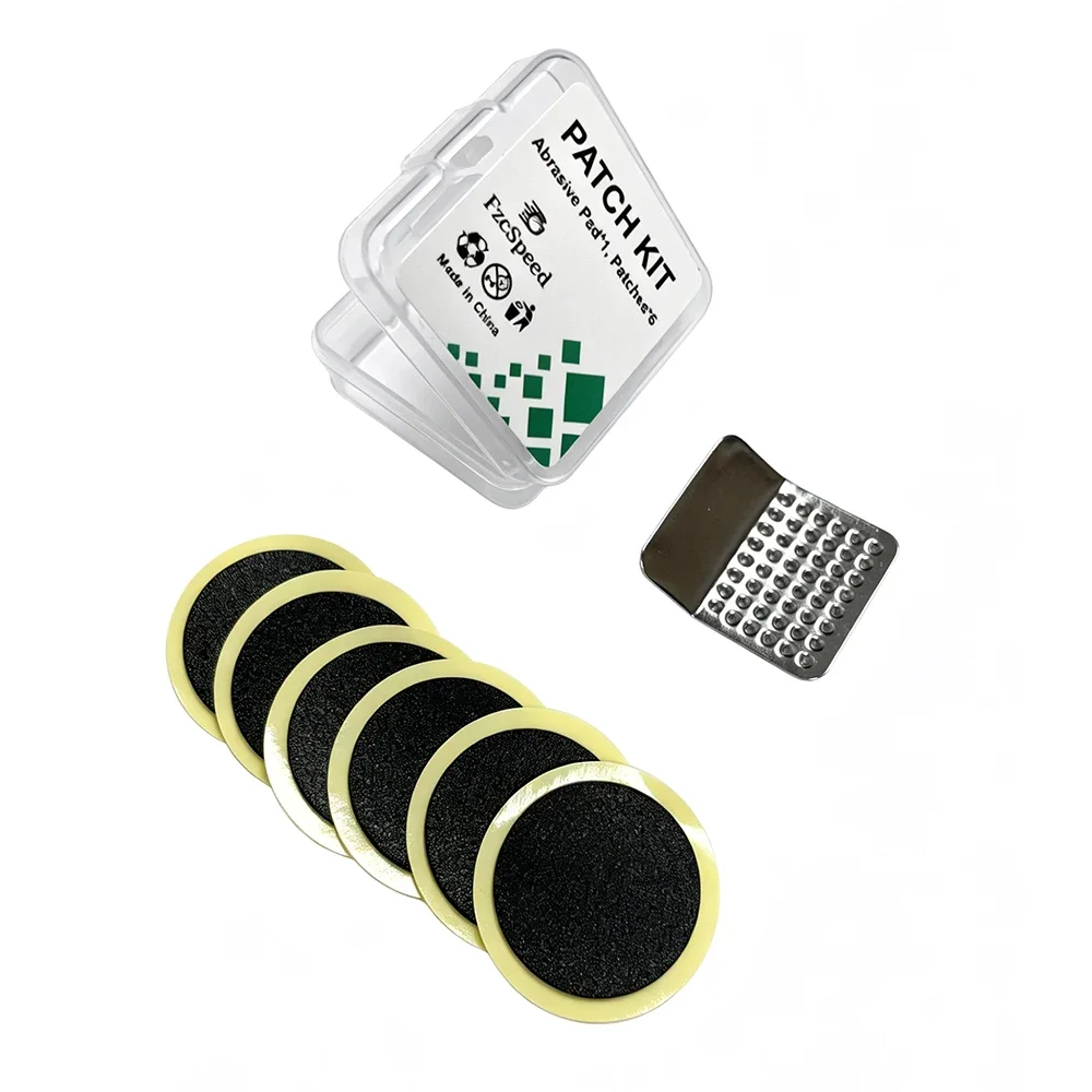 

Bicycle Tire Patch Kit Glueless Bike Tube Patches Self Adhesive Bicycle Tire Patches 25mm Round for Road, Mountain, BMX