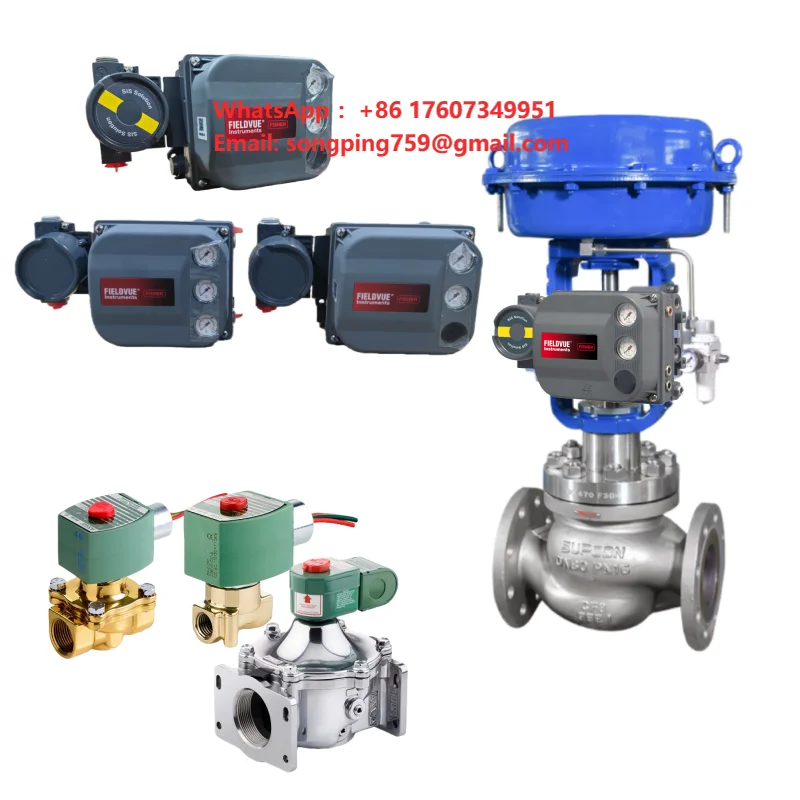 Digital  Controller  DVC6200 Positioner Customized Asco 327 3/2-Way Solenoid   Pneumatic Control