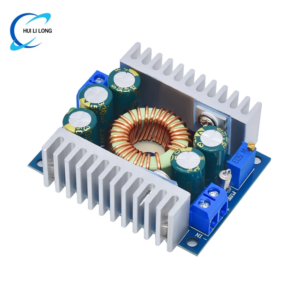 100W 5-40V 12A DC-DC Modul Step-Down Dapat Disesuaikan Riak Rendah Daya Tinggi Modul Daya Mobil Efisien 95% 12/24V Hingga 3.3V/5/12V