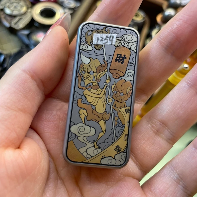 Jinmu & Quantum E Science, Paperweight · Zhong Kui, Titanium + Brass 199off ，Price Negotiable