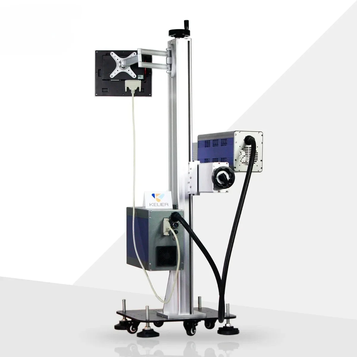 Máquina marcadora a laser de fibra CO2 on-line Fly FCF-2