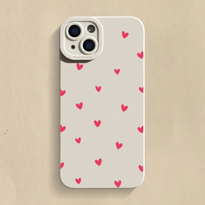 Black Love Heart Protector Phone Cases For Samsung Galaxy S26 S25 S24 Ultra S22 S23 Plus A35 A54 A55 A26 A53 A36  A56 A16 Cover view 3
