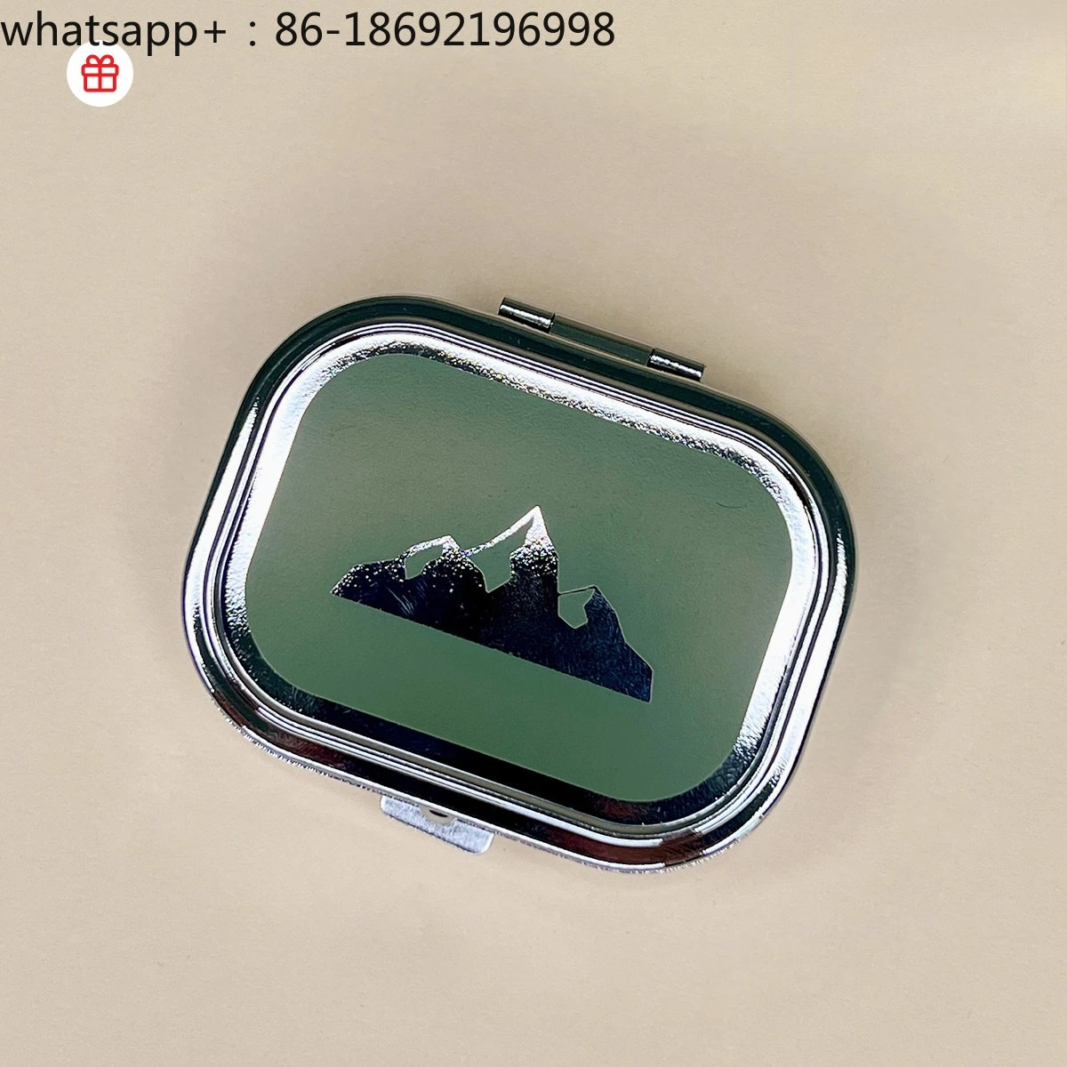 Vintage Portable Ashtray Pocket Mini Lid Ash Box
