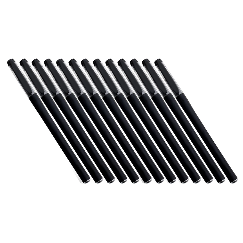 

20pcs Black Gel Pens 0.5mm Fine Tip School Gel Pen for Writing School Exam Signature Students Use Safe
