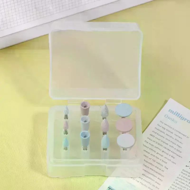 Silicone Polishing Kit, RA 2.35mm For Polishing Resin Porcelain Composites With Low-Speed Handpiece Laboratory Tool 12 Pcs/Box