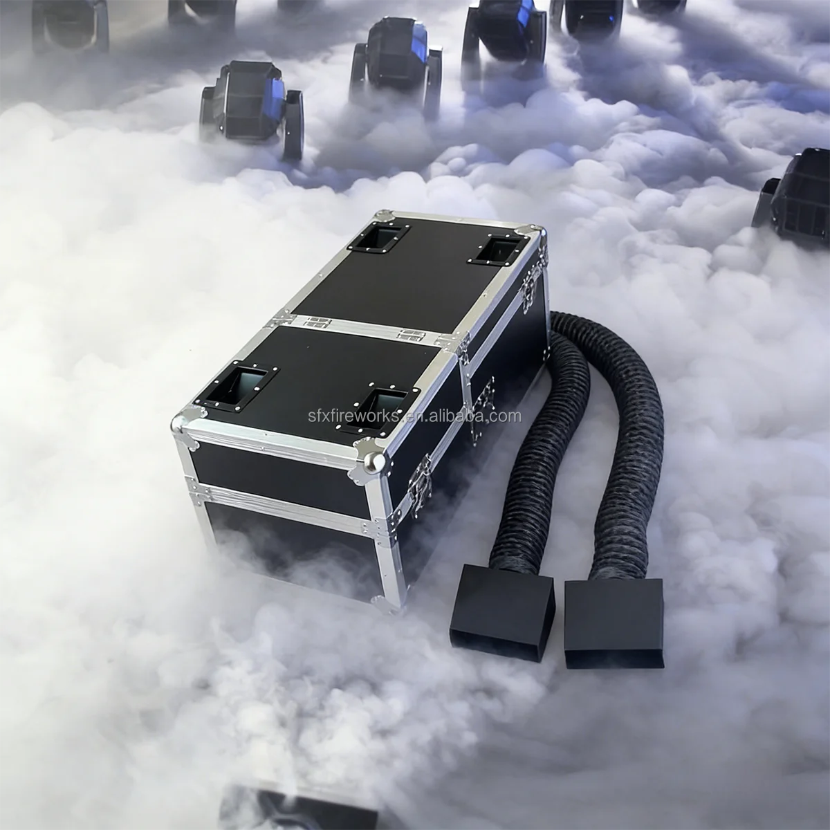 3000W Water Base Low Fog Machine Ground Smoke Fogger Dancing on the Cloud Effect for Wedding Concert