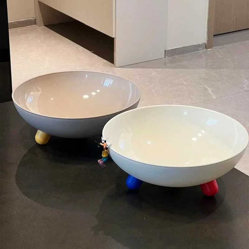 

High-Foot Fruit Nut Candy Snack Serving Plate For Living Room Coffee Table Home Dessert Party Tray Decor