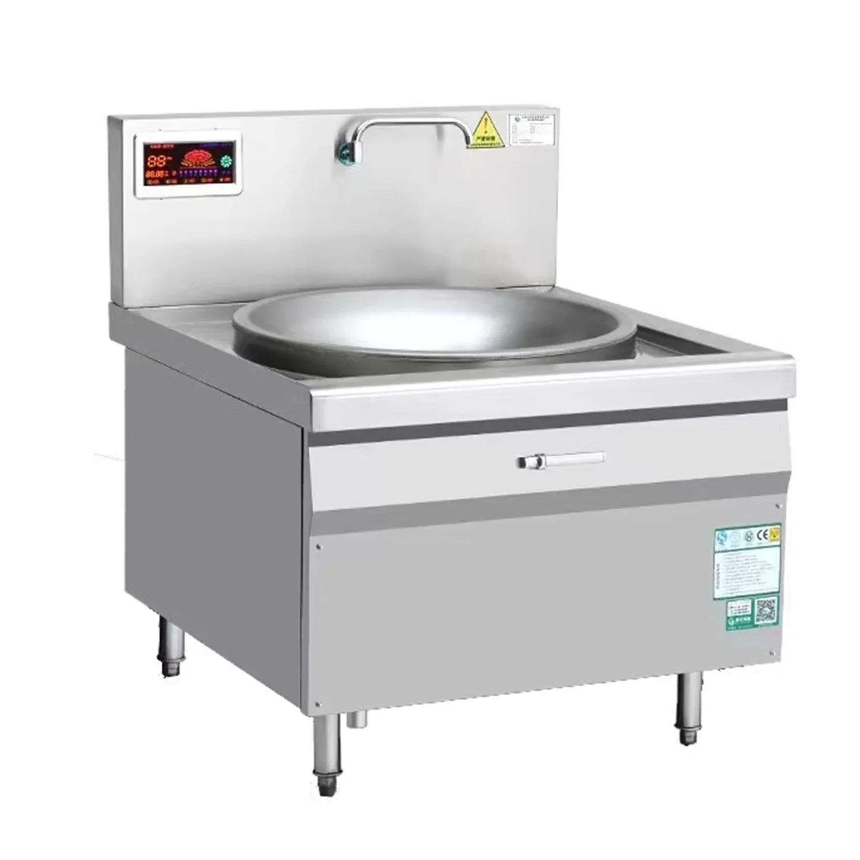 For High-power Hotel Induction Cooker Commercial Magic Stove Electric Single  Sliver Ceramic Galvanized Iron