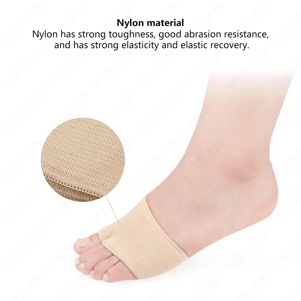 Women and Men Forefoot Pad for Ball Metatarsal Pads for of Foot Pain Relief Insoles Half Sock Support Soft Gel Foot Cushion 2pcs