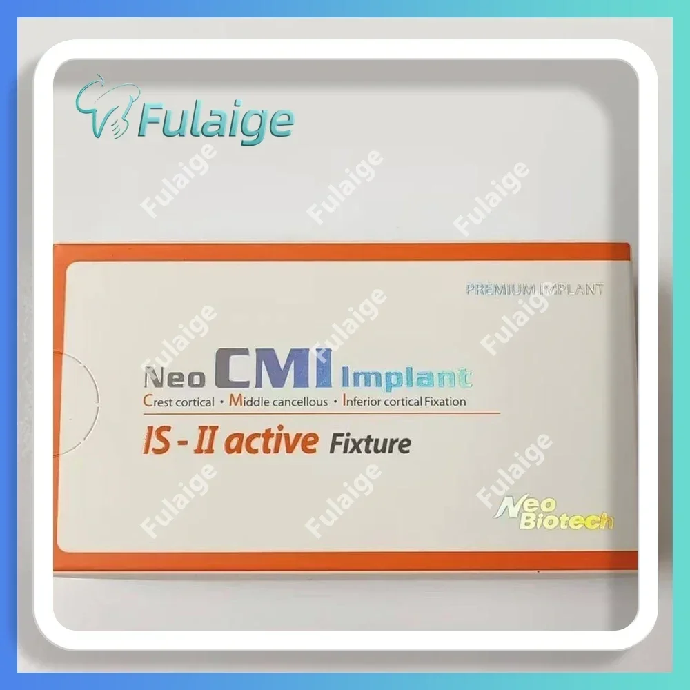 NeoBiotech IS-II Active Dental Implant Fixture Titanium Internal Hex Connection Lab Analog D4.0 L10 Prosthetic Parts
