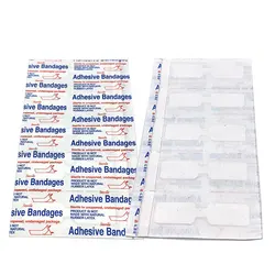 10pcs Sutureless Wound Closure Device Waterproof Band Aid Emergency Kit Adhesive Bandages for Travel Sports Climbing