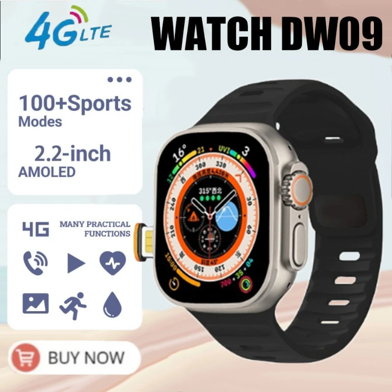

Сетевые умные часы DW09 5G имеют 2,1-дюймовый Amoled-дисплей с GPS WIFI и поддержкой глобальных вызовов для бесшовного подключения.