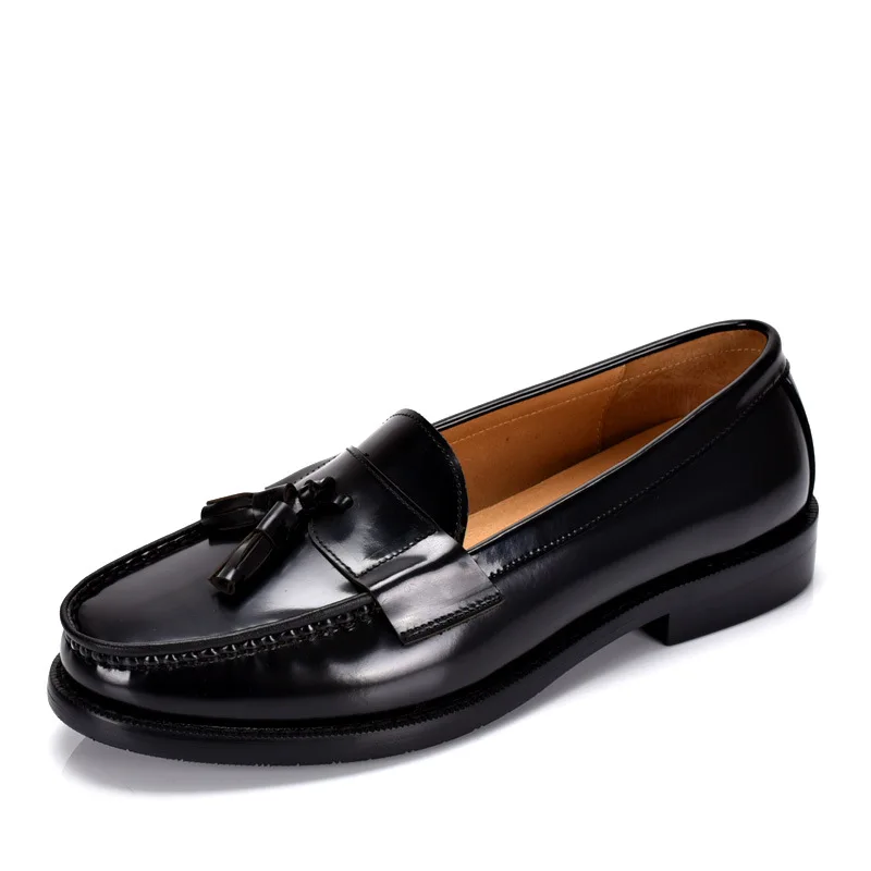 Luxury Loafers Elegant Mens Dress Wedding Office Shoes Patent Leather Slip-on Tassel Loafer for Men Casual Shoes