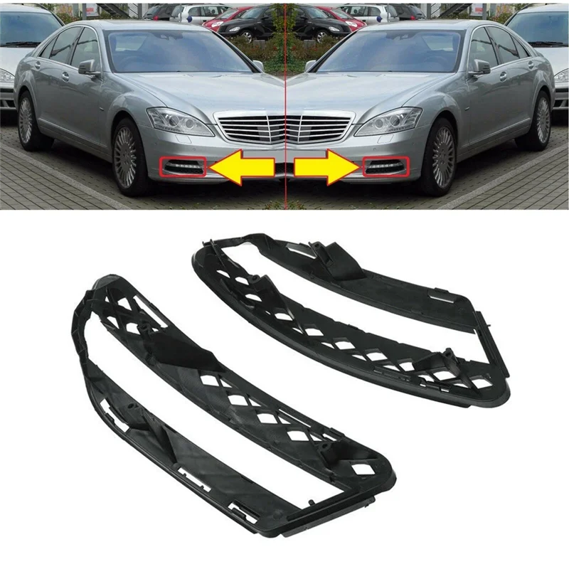 

2218851722 2218851822 Front Bar Fog Light Bezel Base Auto for - S-Class W221 2007-2013