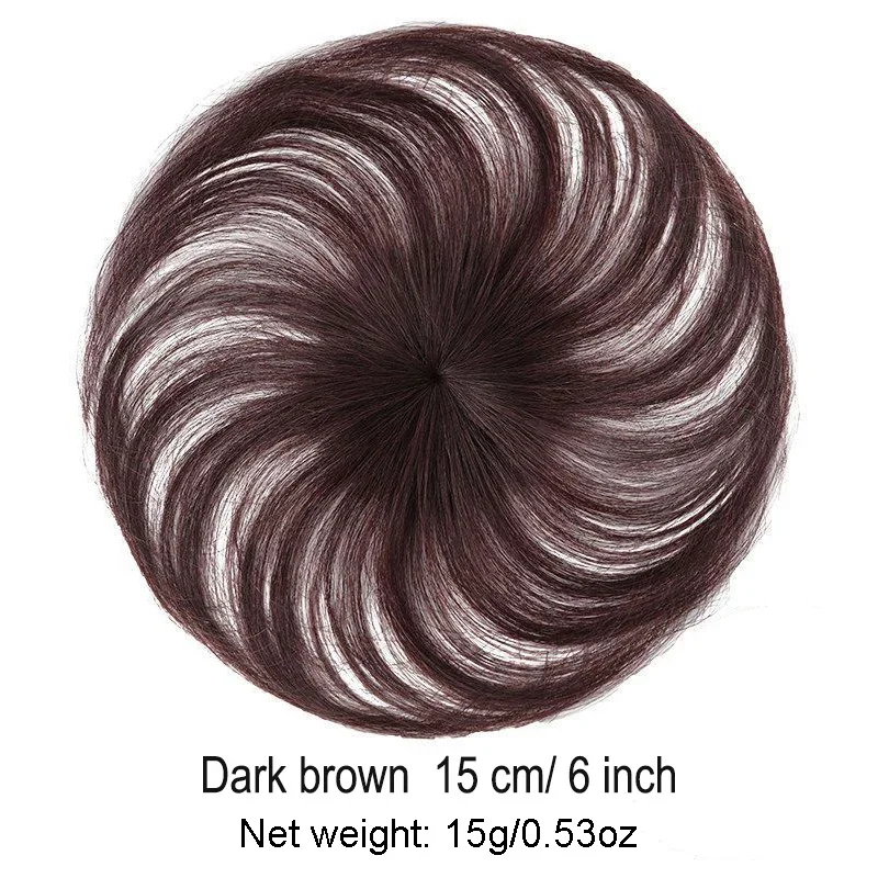 2 BB clips 100% human hair clip in topper for women 6 inches straight style human hair clip in hairpieces