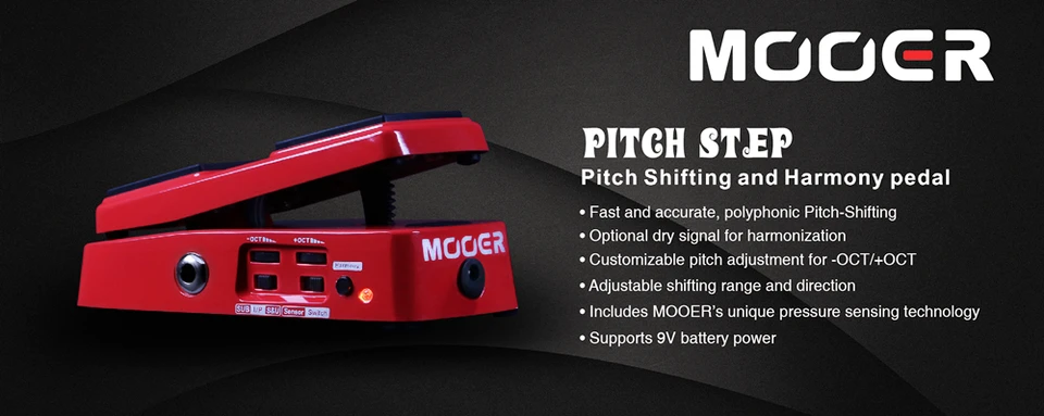 MOOER PITCH STEP Guitar Effect Pedal Pitch Shifting Harmony