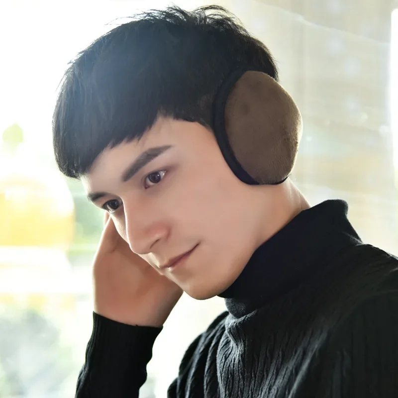 Earmuffs unisex de proteção fria monocromática, manter quente, pelúcia, máscara de ouvido adulto, homens e mulheres, nova moda, inverno, atacado