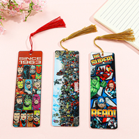 Disney Heroes Bookmarks Anime Acrylic Bookmarks Marveal Fans Collect Reading Markers For Friends Teachers, Men Unique Romance