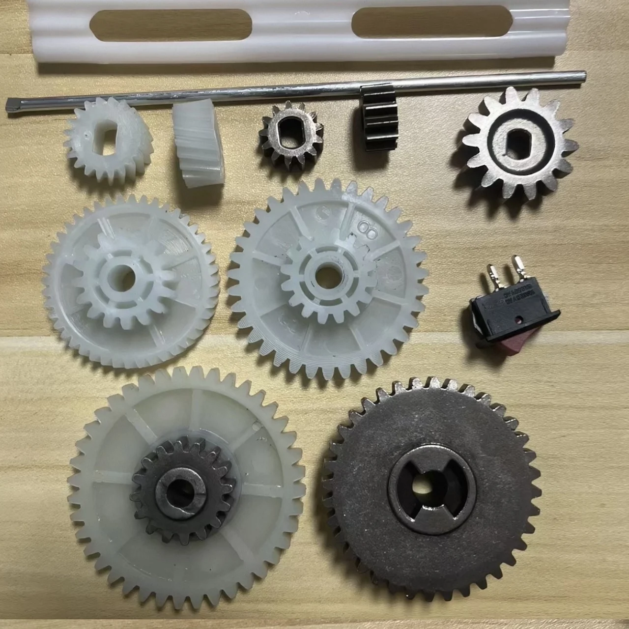 Oblong Hole 10/13/14/20 Teeth Metal/Plastic Gear for Pressing Machine Electric Noodle Knife Slot Hole Machine Accessory