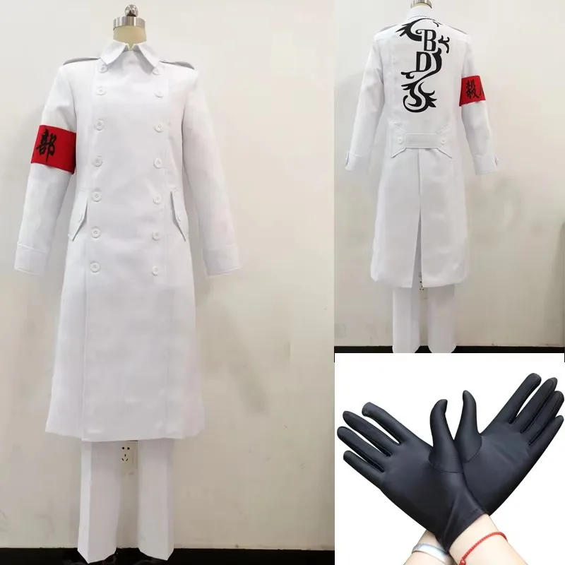 Anime Revengers Costume Sano Manjirou Cosplay Uniform Hanagaki Takemichi Balck Full Set Custom Halloween Adult