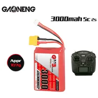 Original GNB 7.4V 5C/10C 3000mAh Lipo Battery For Radiomaster TX12 Transmitter Remote Control RX RC Parts 7.4V Battery