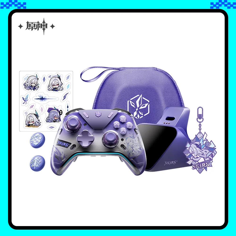 

Genshin Impact Skirk APEX5 Elite Gamepads Wireless Gamepad Force Feedback Bluetooth Game Controller For PC NS Smartphone