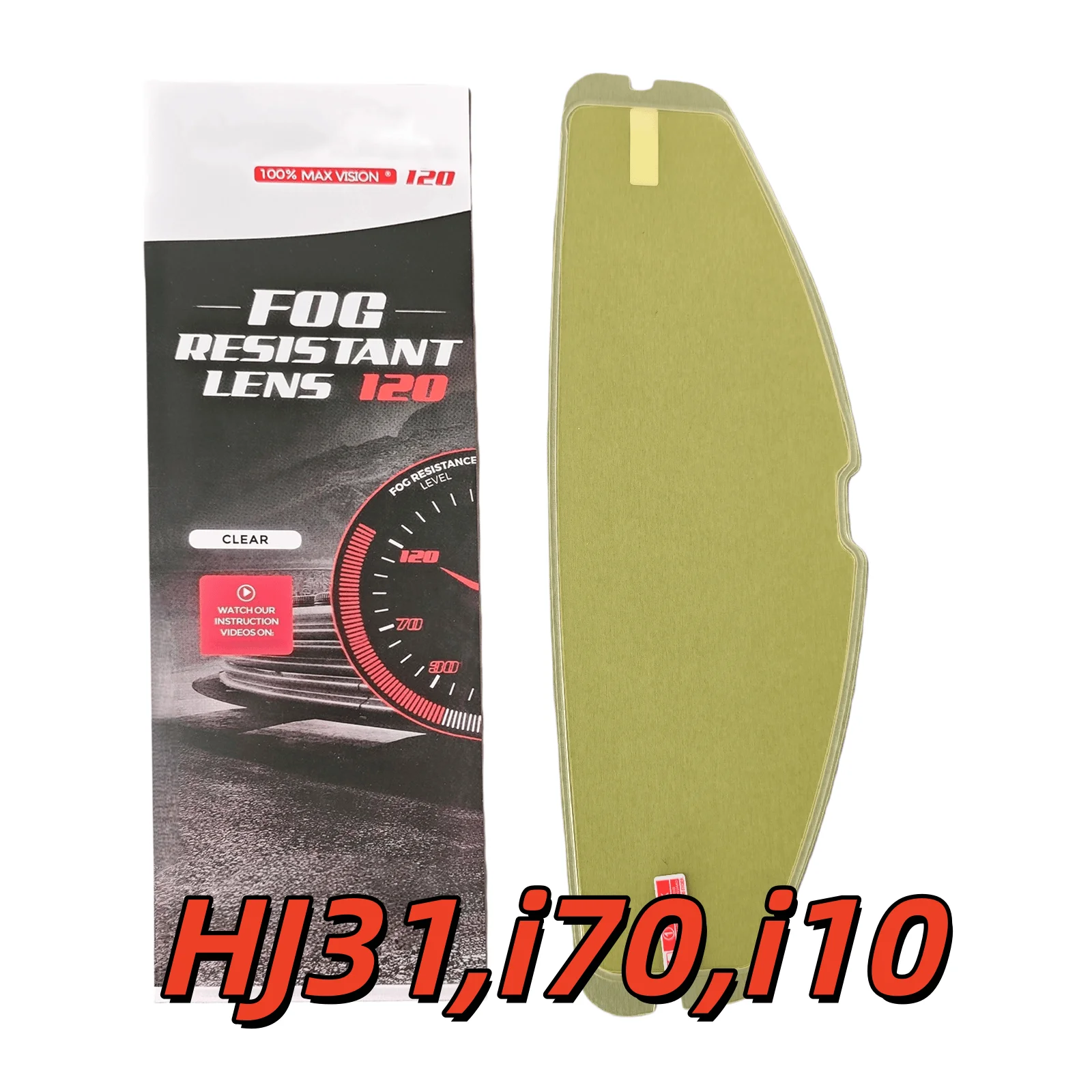 HJ31 Anti Fog Insert for HJC I70 I10 Helmet Visor, Durable Fog Resistant Nano Coating Anti-fog Film Motorcycle Accessories