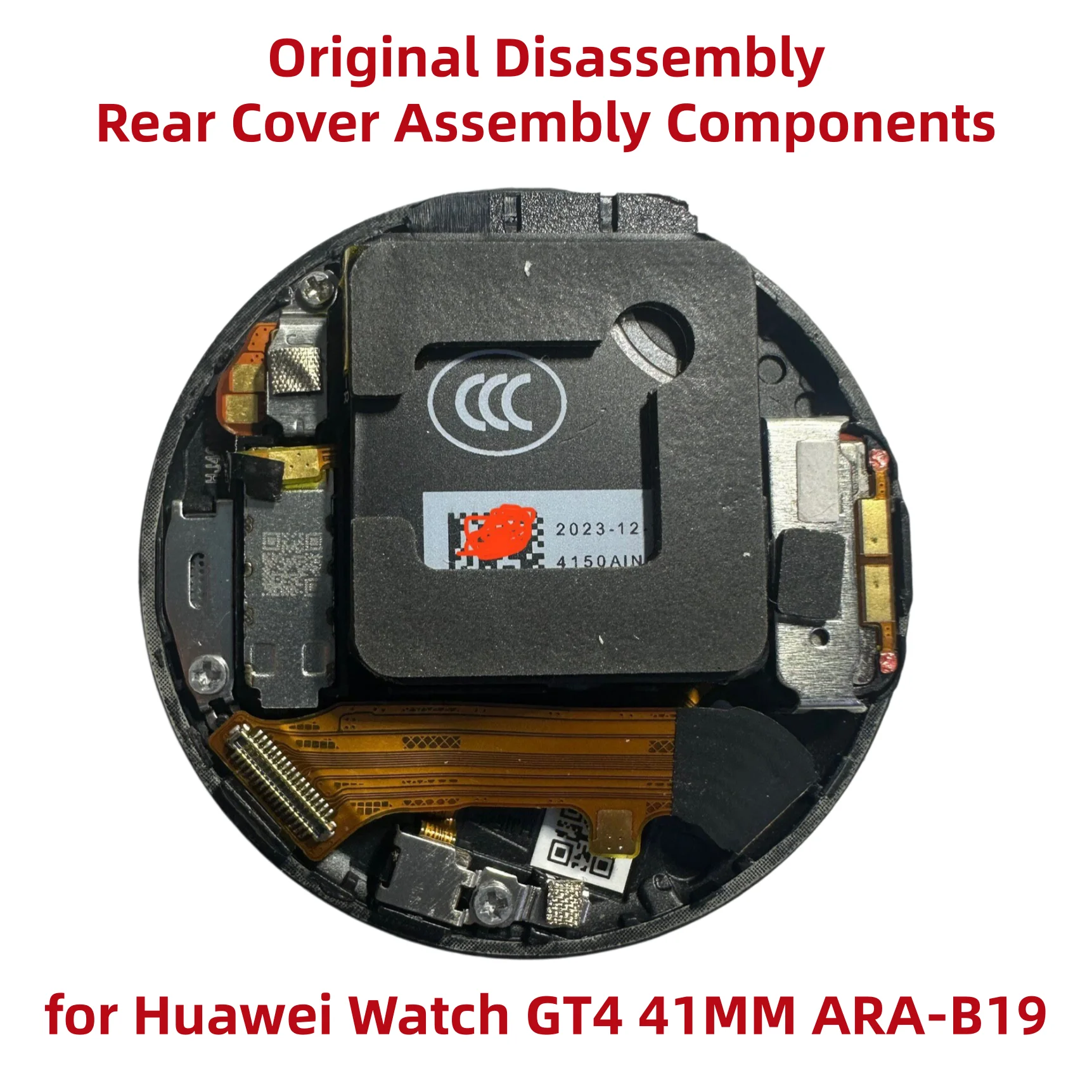 for Huawei Watch GT4 41MM ARA-B19 Original Disassembly Rear Cover Assembly Components Heart Rate Cable Assembly Replace Parts