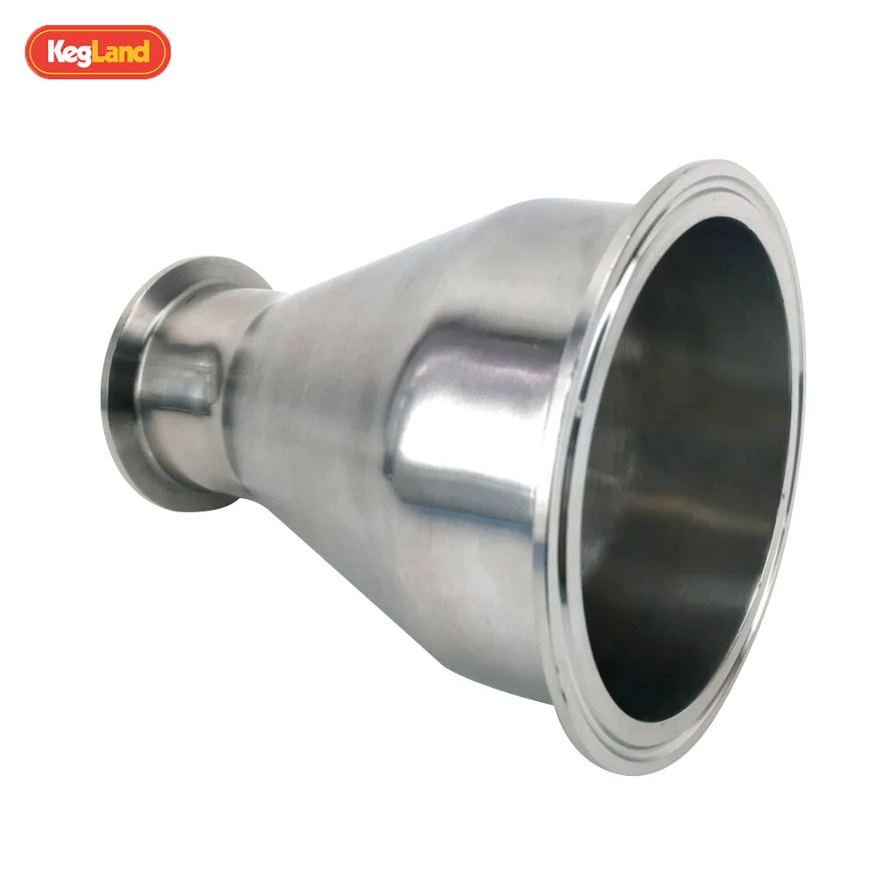 Kegland TC Concentric Reducer 4 Inch To 2 Inch Stainless Steel Connector Beer Home Brewing