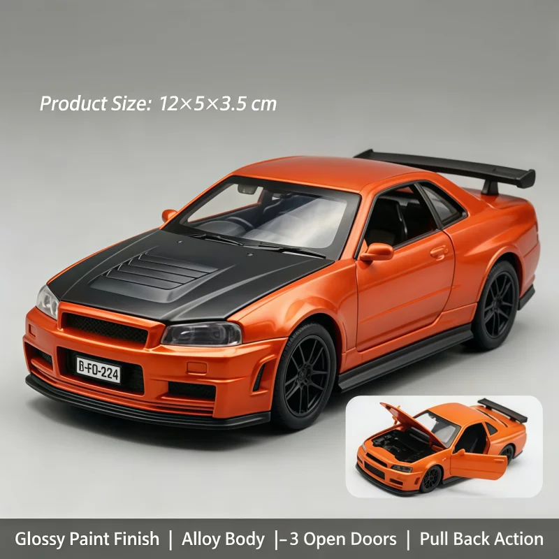 รถแข่งจำลองแบบ GTRR ขนาด 1/36, - Outdoor Sports Accessories บทวิจารณ์และราคา
