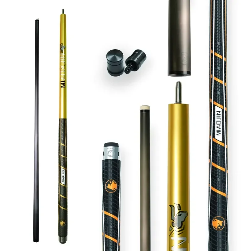 Hot Sale High Quality Carbon Fiber Pool Cue Stick Original Factory Snooker Billiard Clubs with Shaft