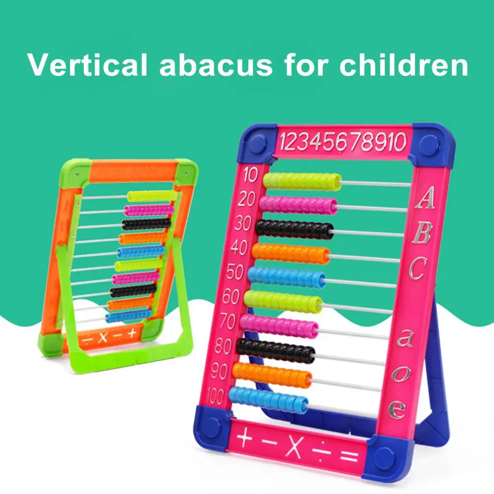 Abacus Kindergarten Kids Colorful Neck Students Math Calculation Ability Promotion Counting Frame Children Abacus