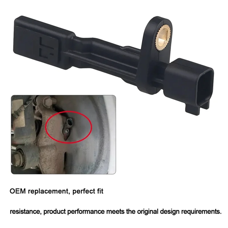 A11M-2 PCS เซ็นเซอร์ความเร็วล้อ ABS ด้านหลังสำหรับรถจี๊ปแรงเลอร์ ลิเบอร์ตี้ ดอดจ์ ไนโตร 52125003AB ALS1932 SU9956 5S8494 รถอุปกรณ์เสริม