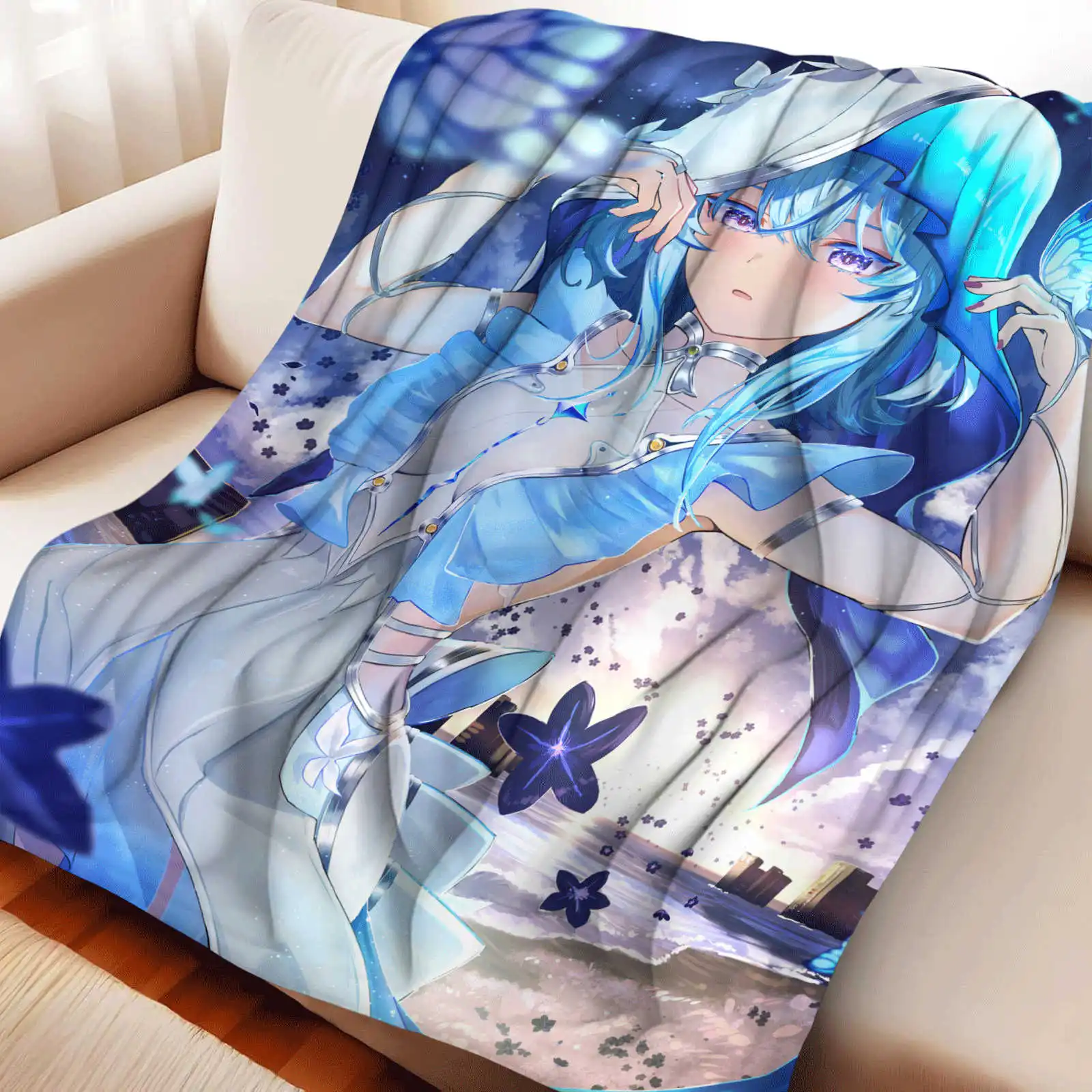 

Wuthering Waves Blanket Flannel Bedspread For Couch Bed Comfortable Sofa Bed Cover