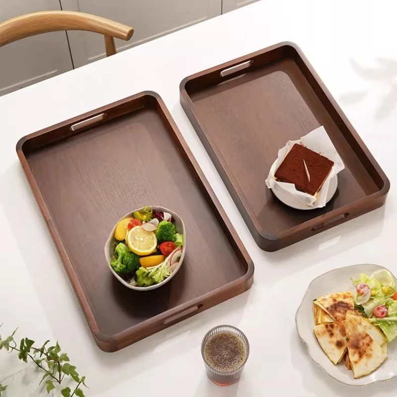 Modern Tea Tray Giant Original Designer Vintage Accessories Tea Tray Gongfu Supplies On Table bandejas de madera Tea Supplies 3