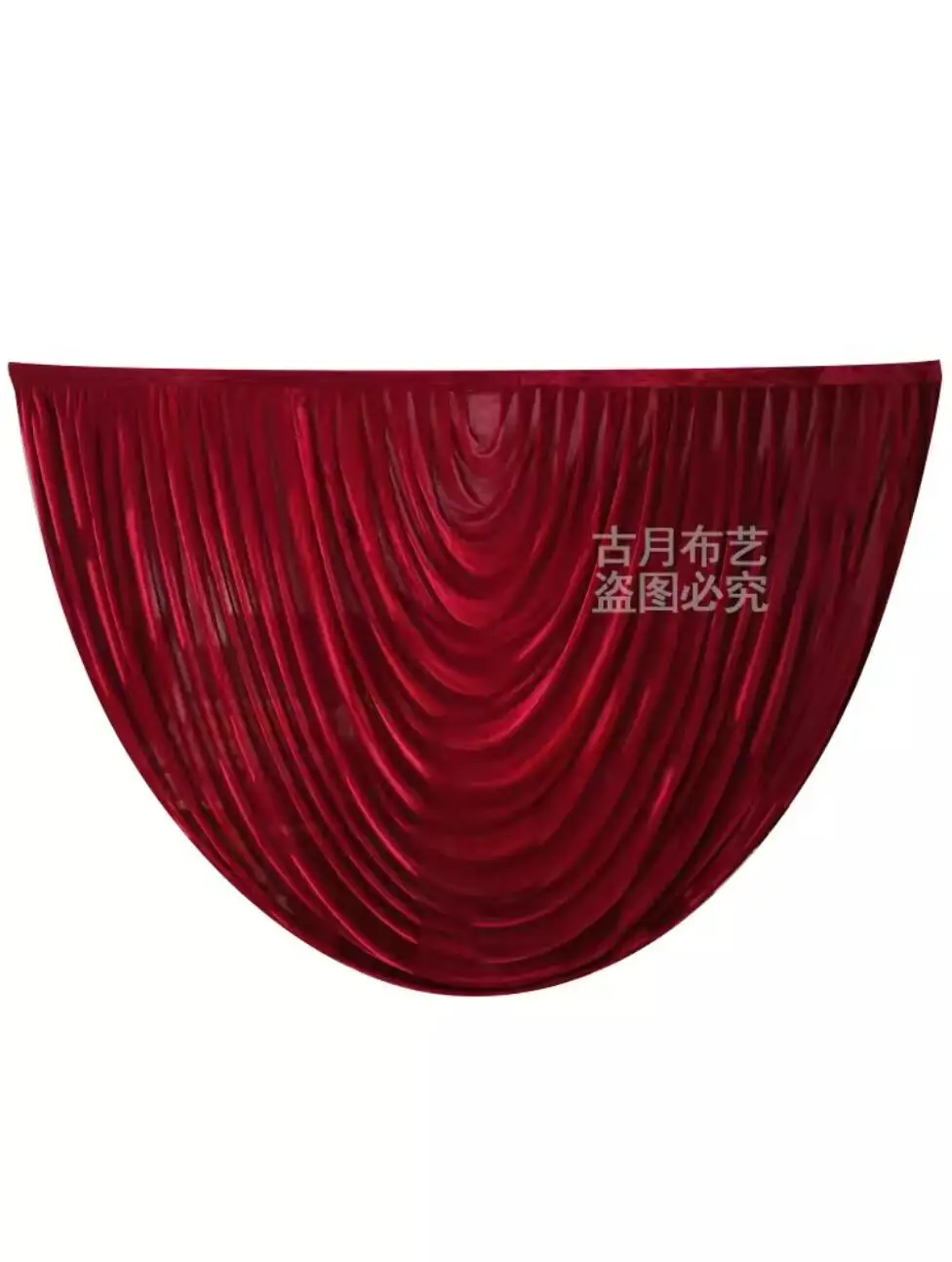 2024 Velet Backdrop Curtain Swag for Wedding Decoration Size Customzied Theate Church Background Settings