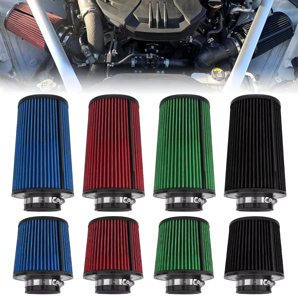 76mm/3-inch fuel saving accelerator turbocharger turbine | high flow air filter | washable and reusable intake filter