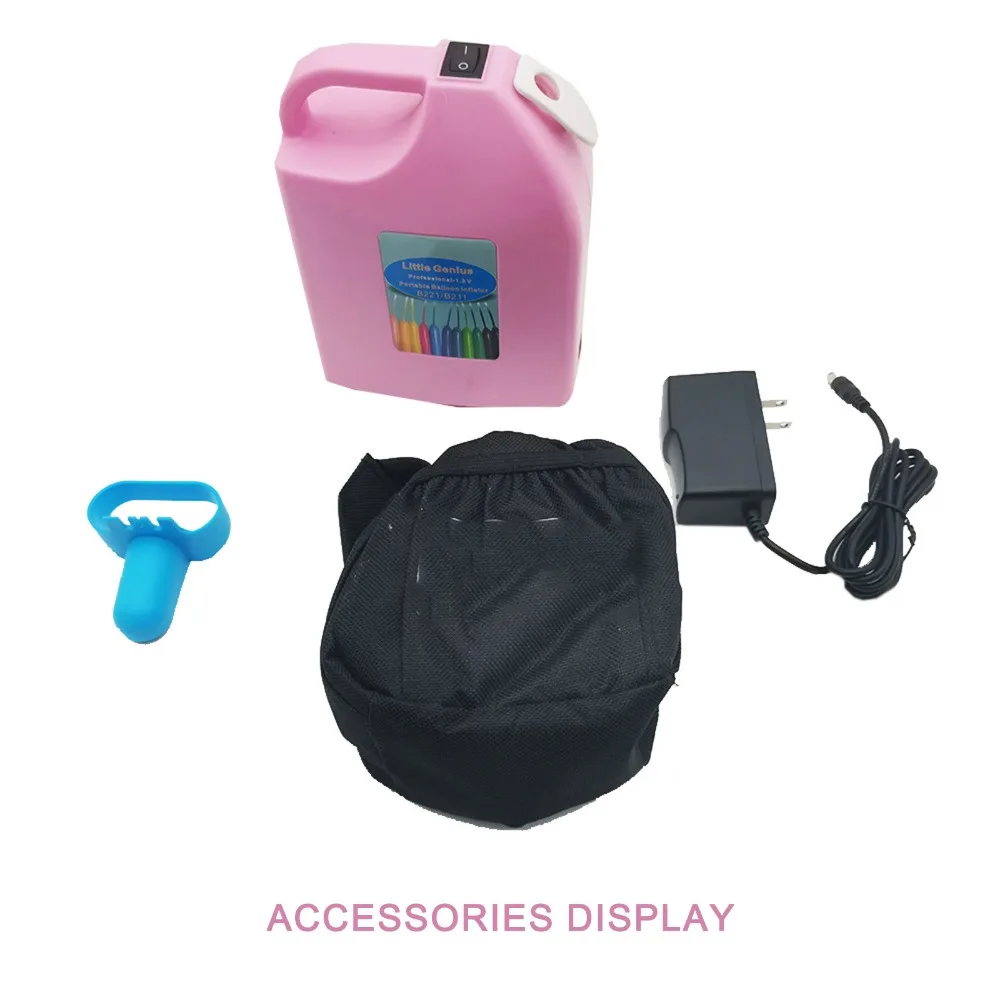 

Электрический надувной насос для воздушных шаров с вилкой США/ЕС, перезаряжаемый насос для воздушных шаров, 110 В, 220 В, портативный воздушный насос для декора дня рождения