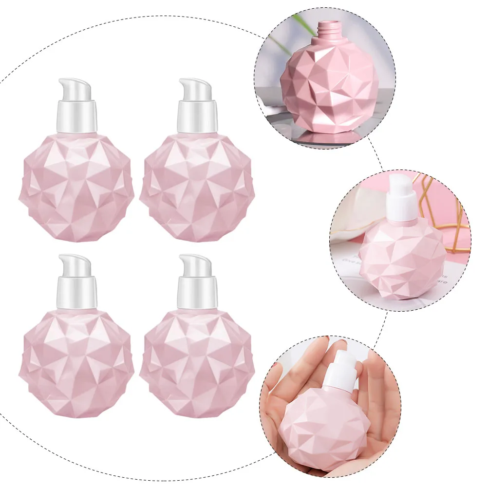 6 قطع من الزجاجات البلاستيكية لكريم اليد، موزعات قابلة لإعادة الملء، زجاجات لوشن السفر الفرعية لكريمات الماكياج السائلة والعناية بالبشرة