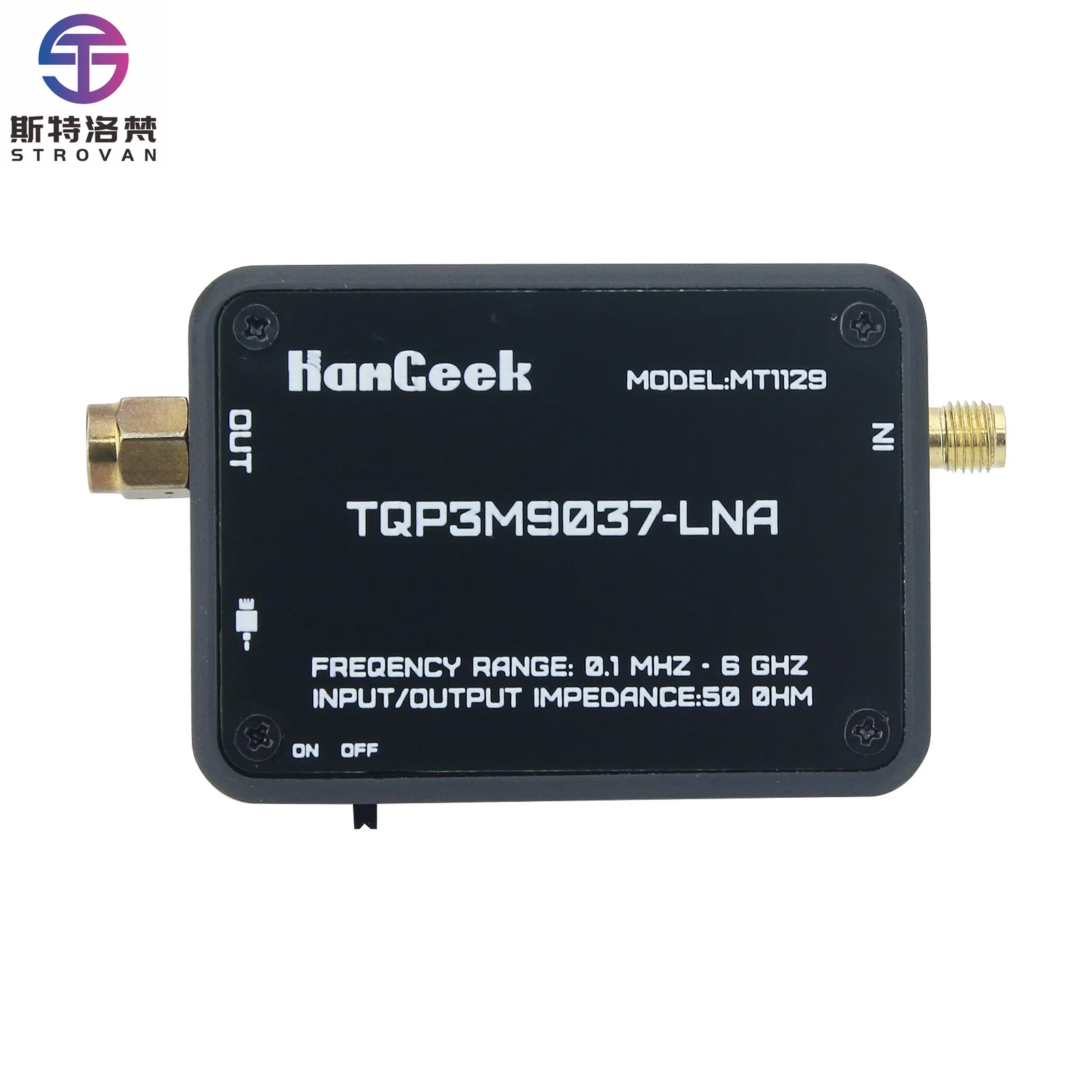 

MT1129 TQP3M9037 LNA Low Noise Amplifier for SDR Radio Receiver Spectrum Analyzer TEF6686