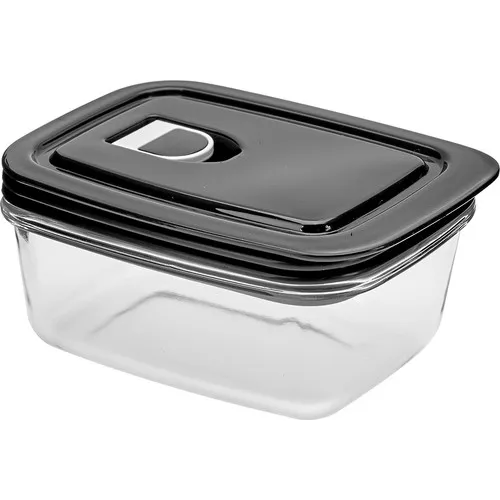 Roe Black White Storage Container 0.83 Lt