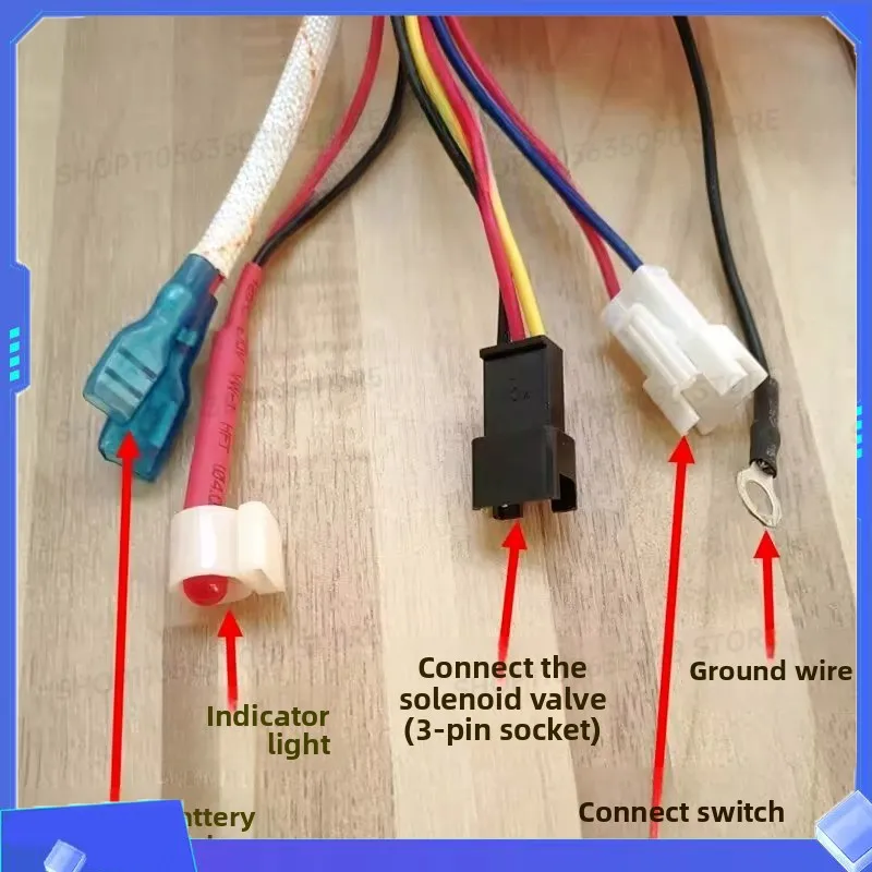 Three-wire dual-ignition gas water heater flue-type pulse igniter DC3V