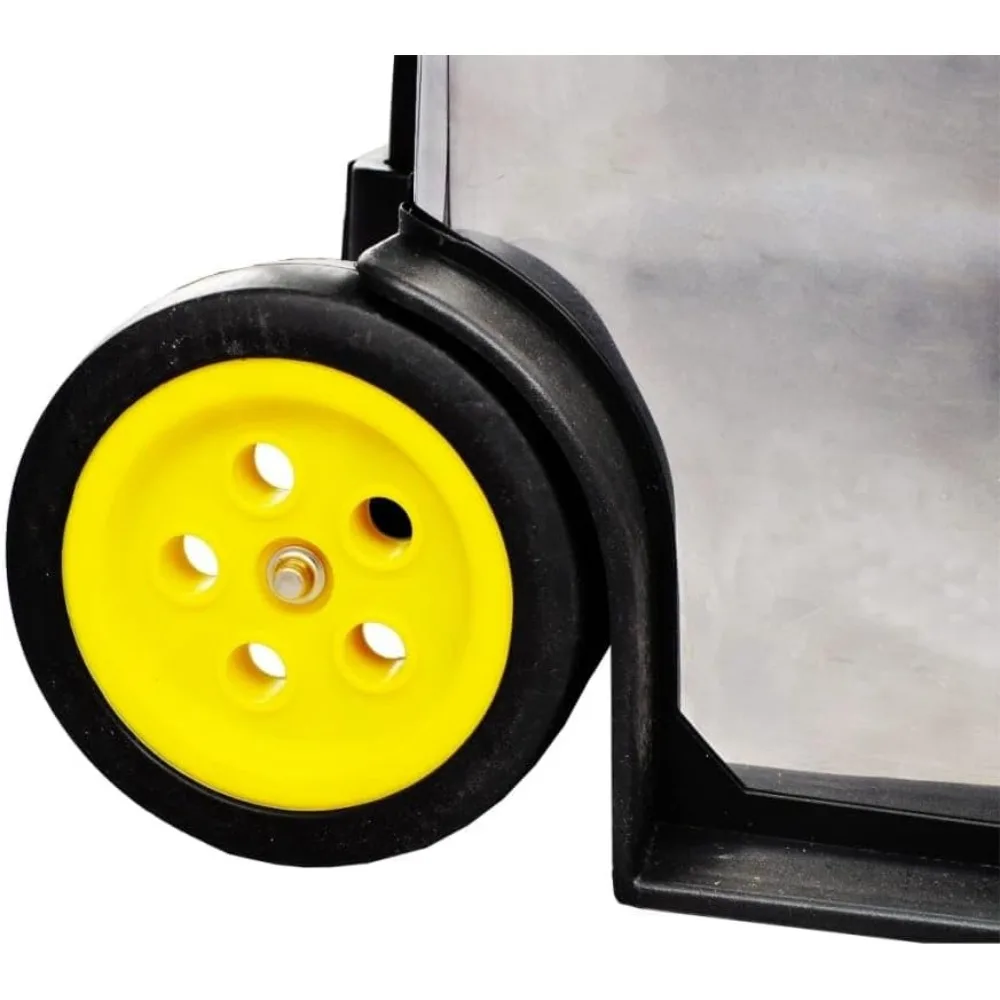 3-секционный портативный ящик для инструментов на колесиках из нержавеющей стали — регулируемый, мобильный и компактный ящик для хранения